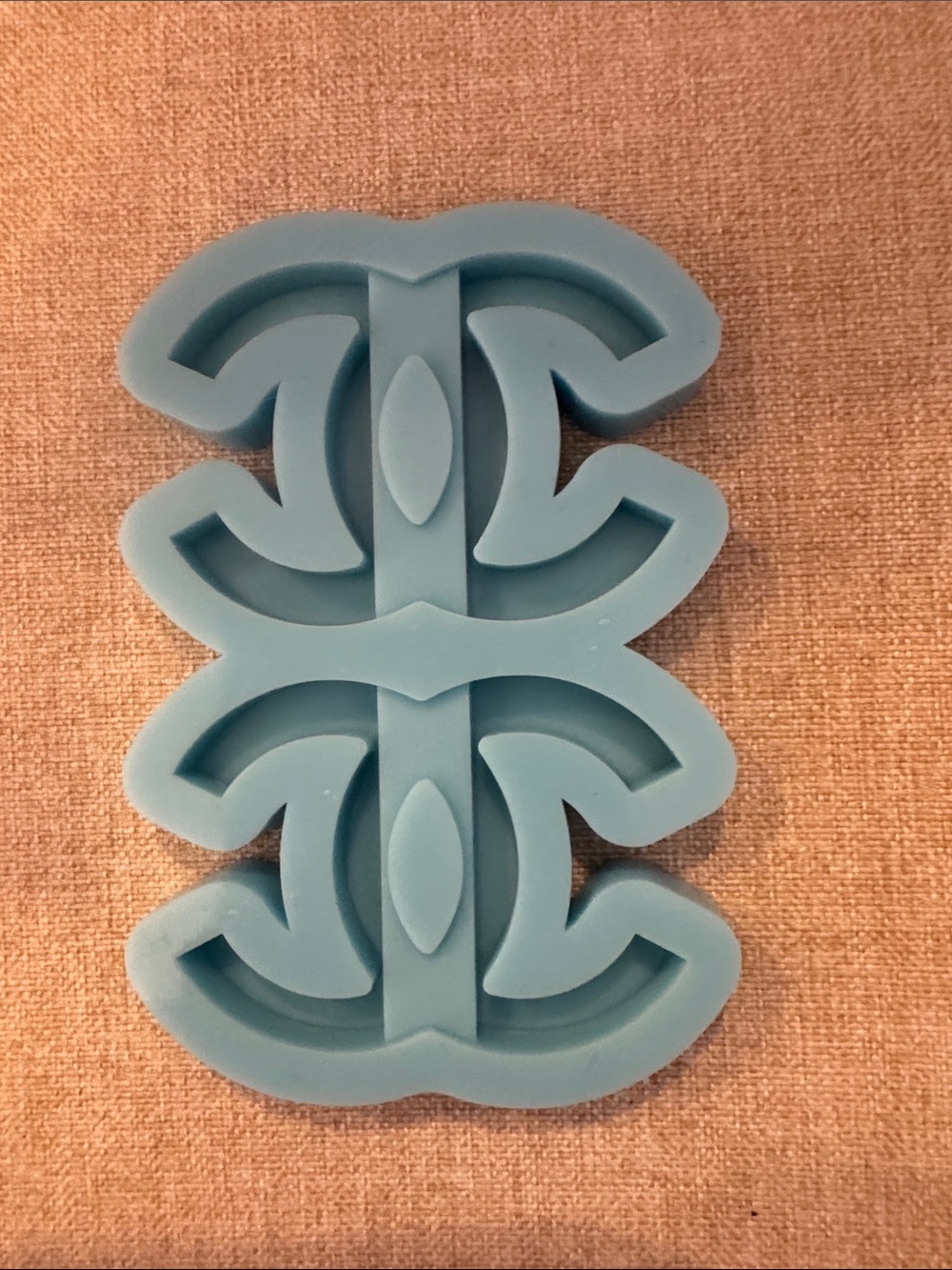 NEW Unbranded Chanel Silicone Accessory Mold - Blue